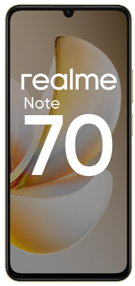 Смартфон Realme Note 70 4/128GB Gold купить,NaN