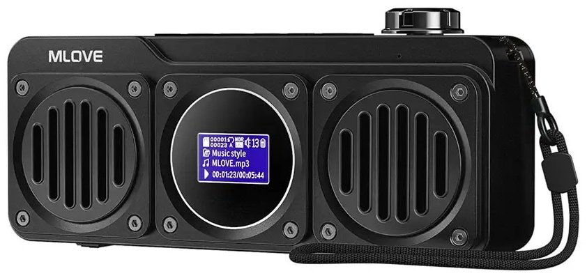Портативная колонка MLOVE BV810 черный купить,11990