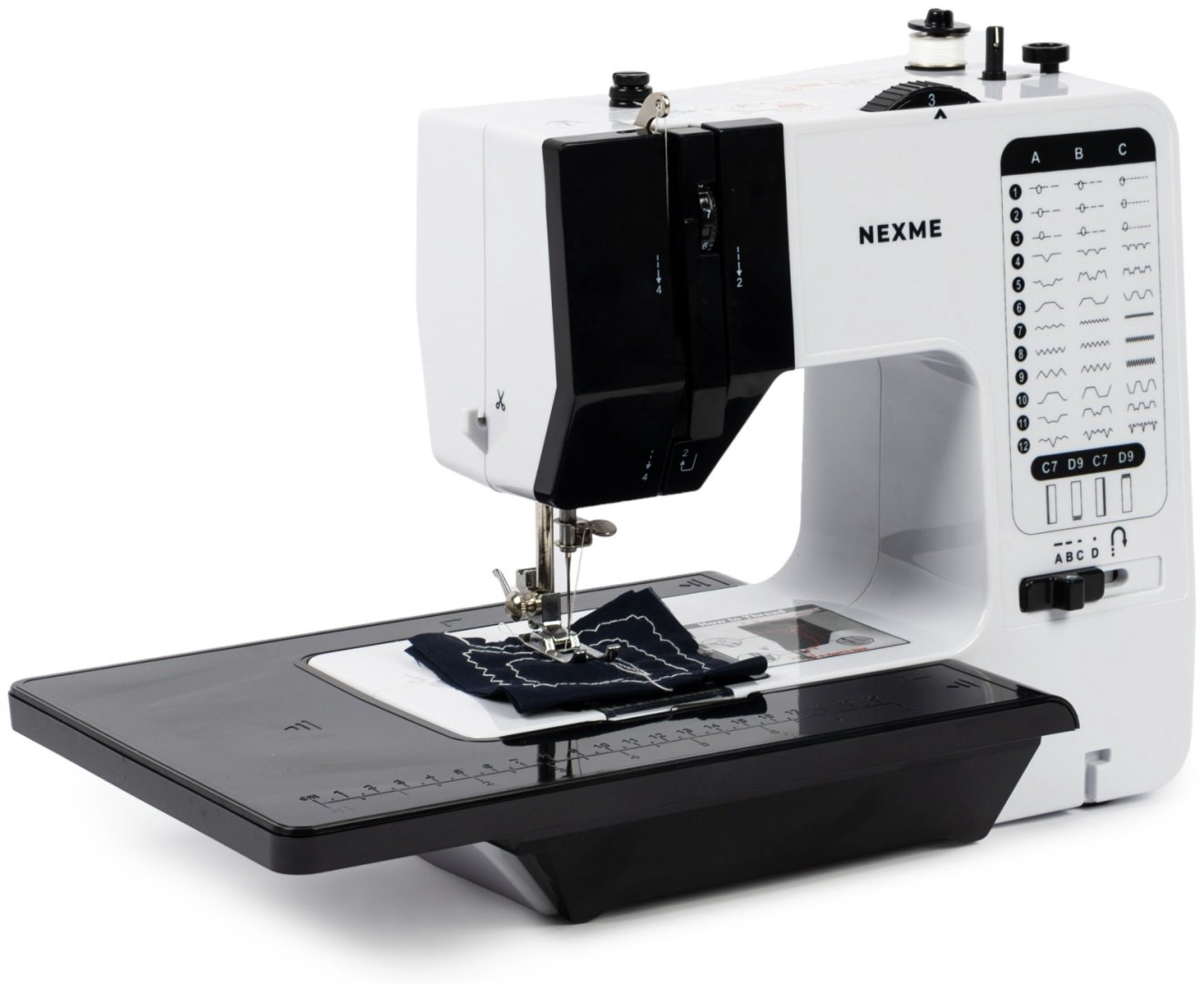 Швейная машина NEXME SM-738 белый, черный - ForteMarket Швейная машина NEXME SM-738 белый, черный купить,29990