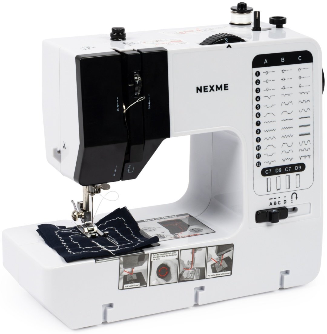 Швейная машина NEXME SM-738 белый, черный - ForteMarket Швейная машина NEXME SM-738 белый, черный купить,29990