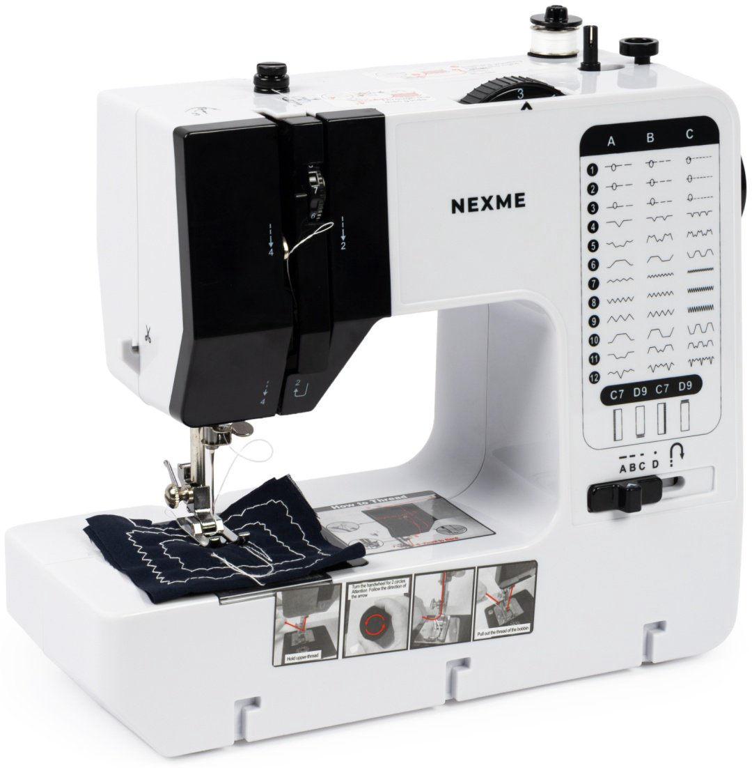 Швейная машина NEXME SM-738 белый, черный - ForteMarket Швейная машина NEXME SM-738 белый, черный купить,29990