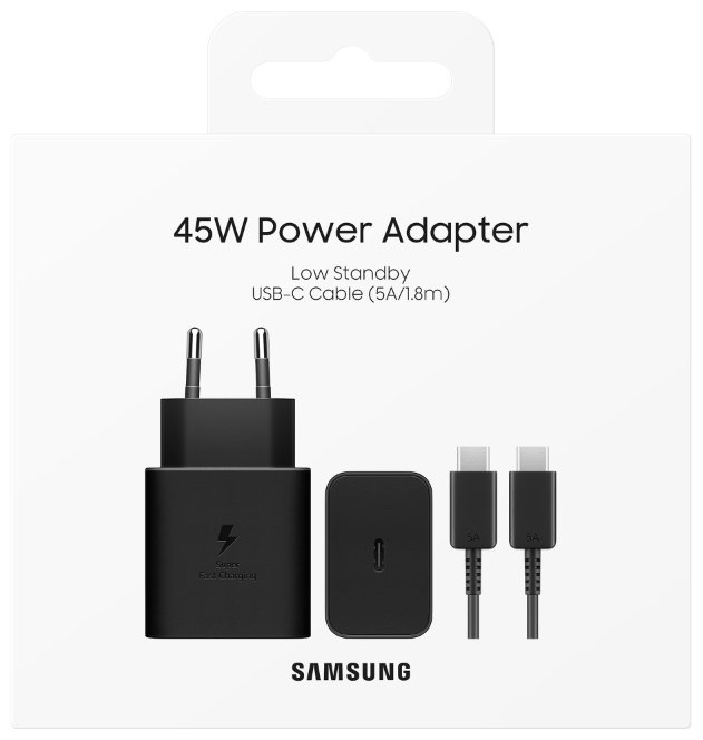 Зарядное устройство Samsung EP-T4511XBEGRU USB Type-C 45 Вт черный купить,22355