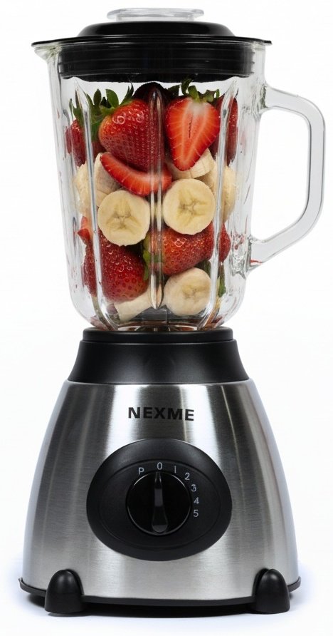 Блендер NEXME SB-66 стальной