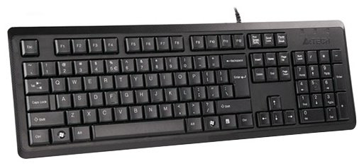 Клавиатура A4Tech KR-92 черный купить,NaN