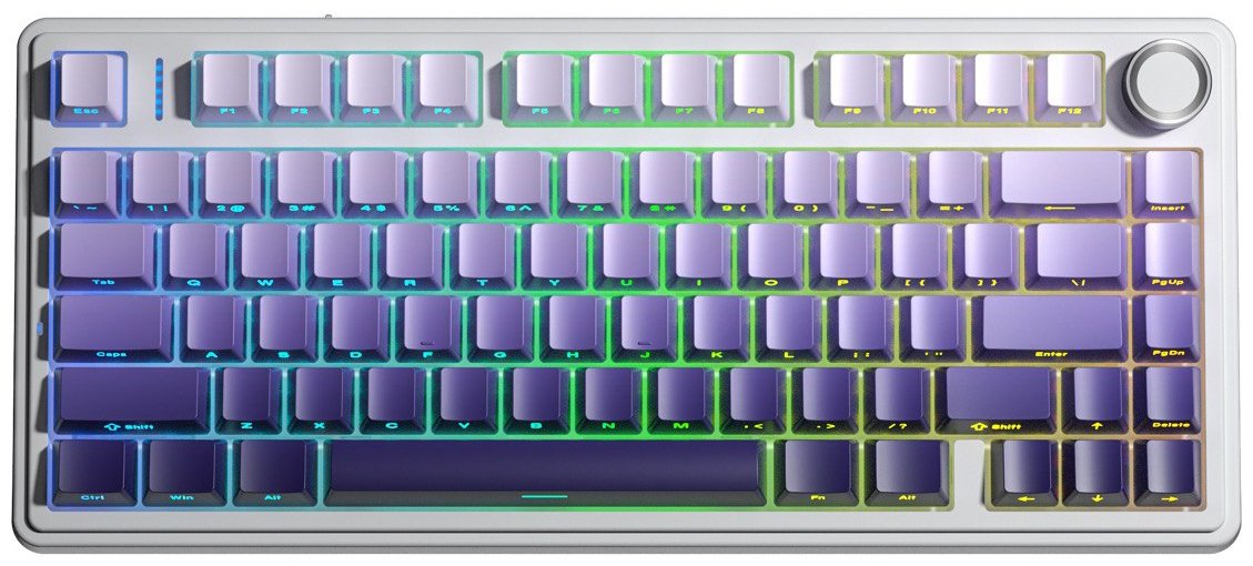 Клавиатура AULA F75 Pro-Gradient Purple фиолетовый