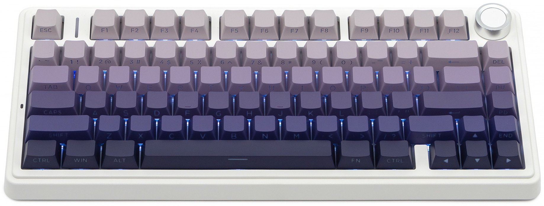 Клавиатура AULA F75 Pro-Gradient Purple фиолетовый