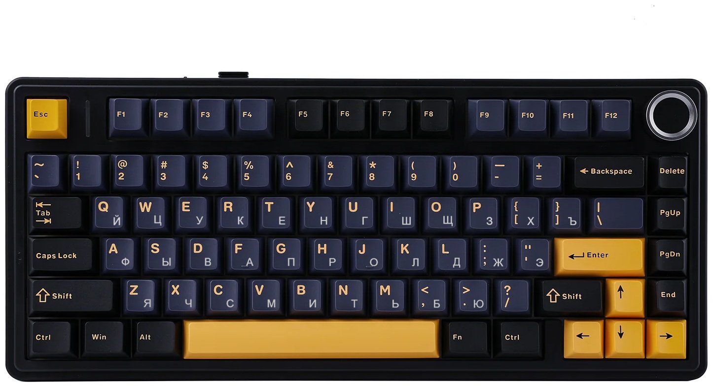 Клавиатура EPOMAKER x AULA F75 черный