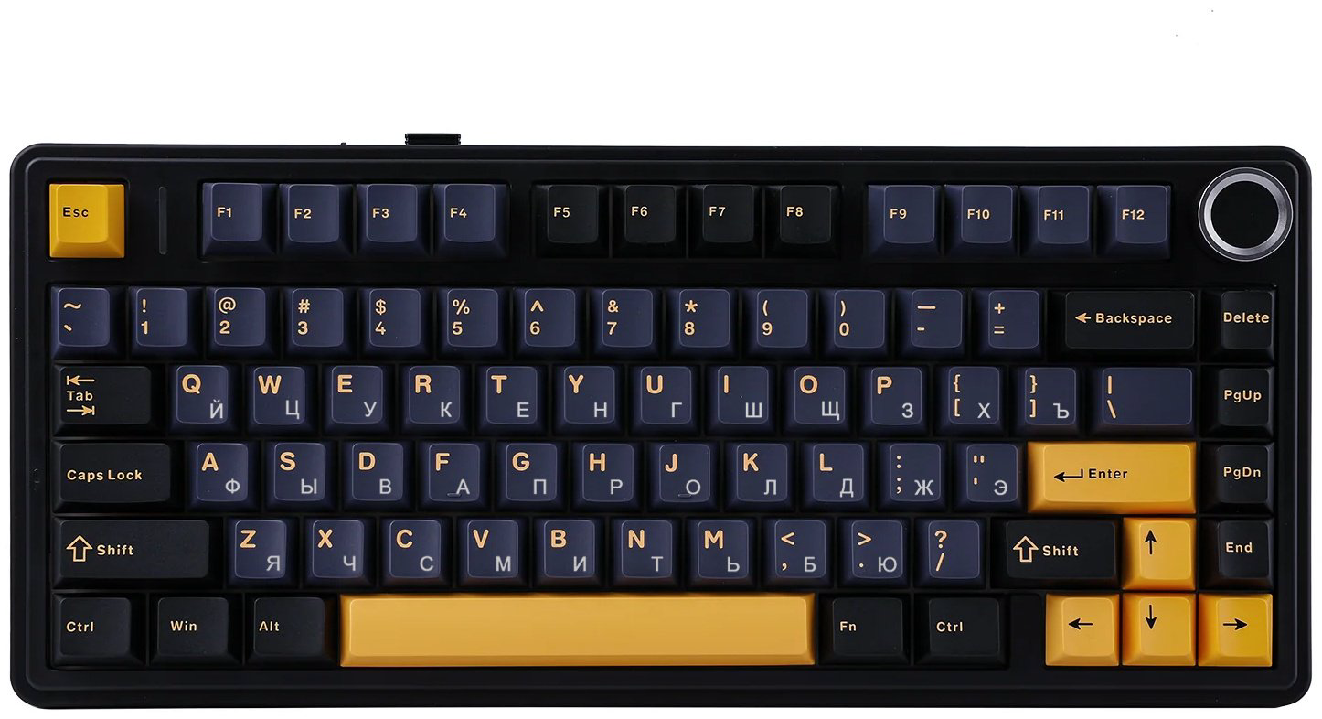 Клавиатура EPOMAKER x AULA F75 черный купить,21490