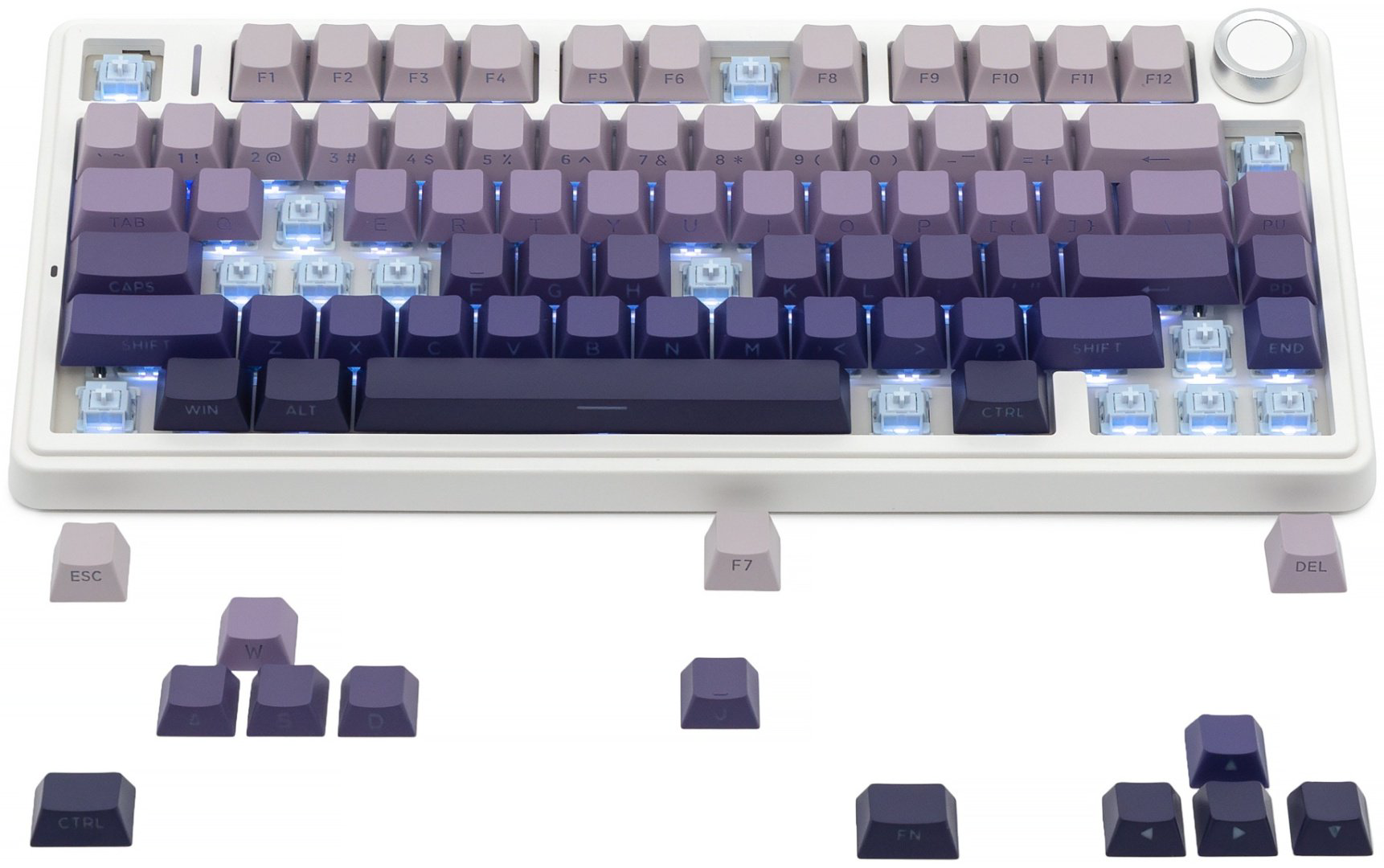 Клавиатура AULA F75 Pro-Gradient Purple фиолетовый купить,20990