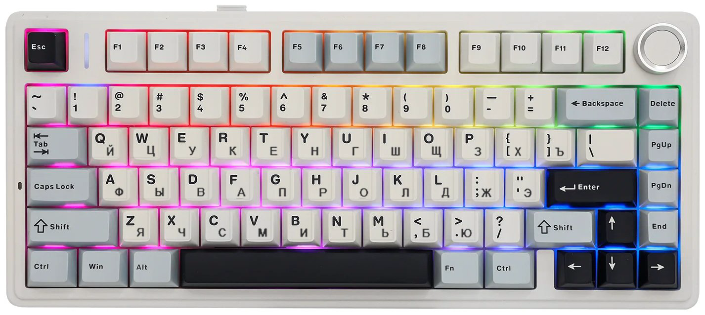 Клавиатура EPOMAKER x AULA F75 белый купить,20690