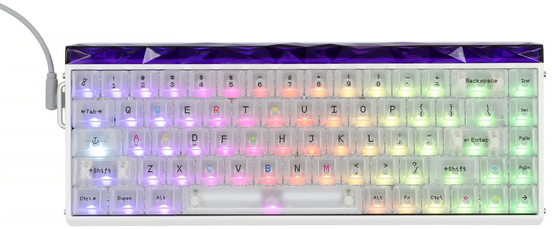 Клавиатура AULA HERO 68 HE Frosted белый купить,24716