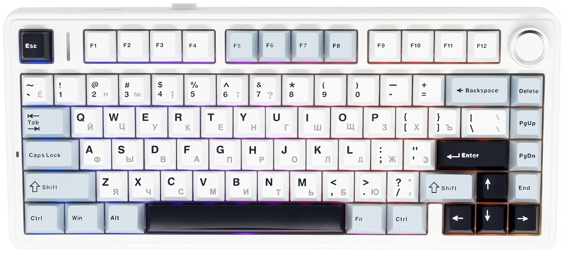 Клавиатура EPOMAKER x AULA F75 белый купить,20690