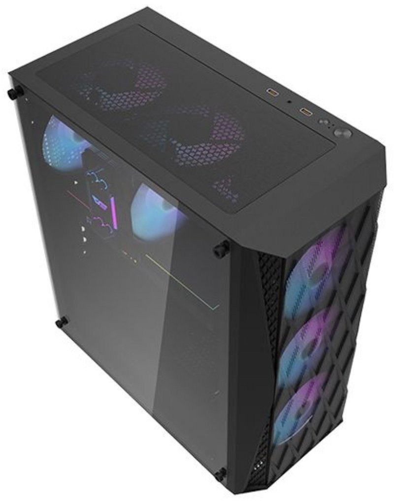 Корпус DarkFlash DK352 черный купить,NaN