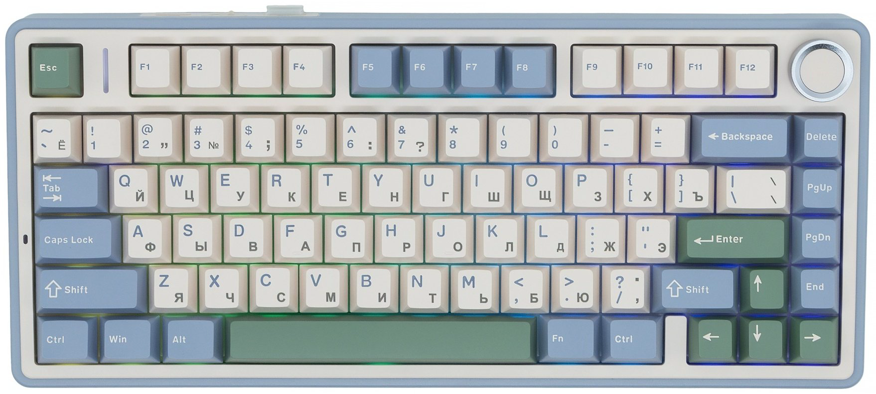 Клавиатура AULA F75 Ru-En Leobog Reaper Switch Purple фиолетовый купить,NaN