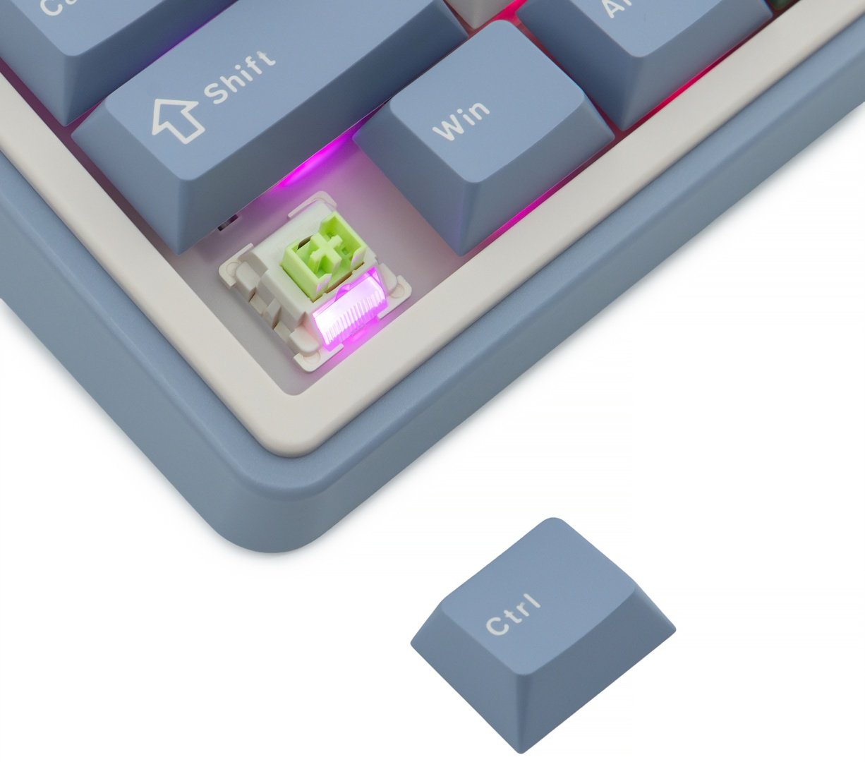 Клавиатура AULA F75 Ru-En Leobog Reaper Switch Purple фиолетовый купить,NaN