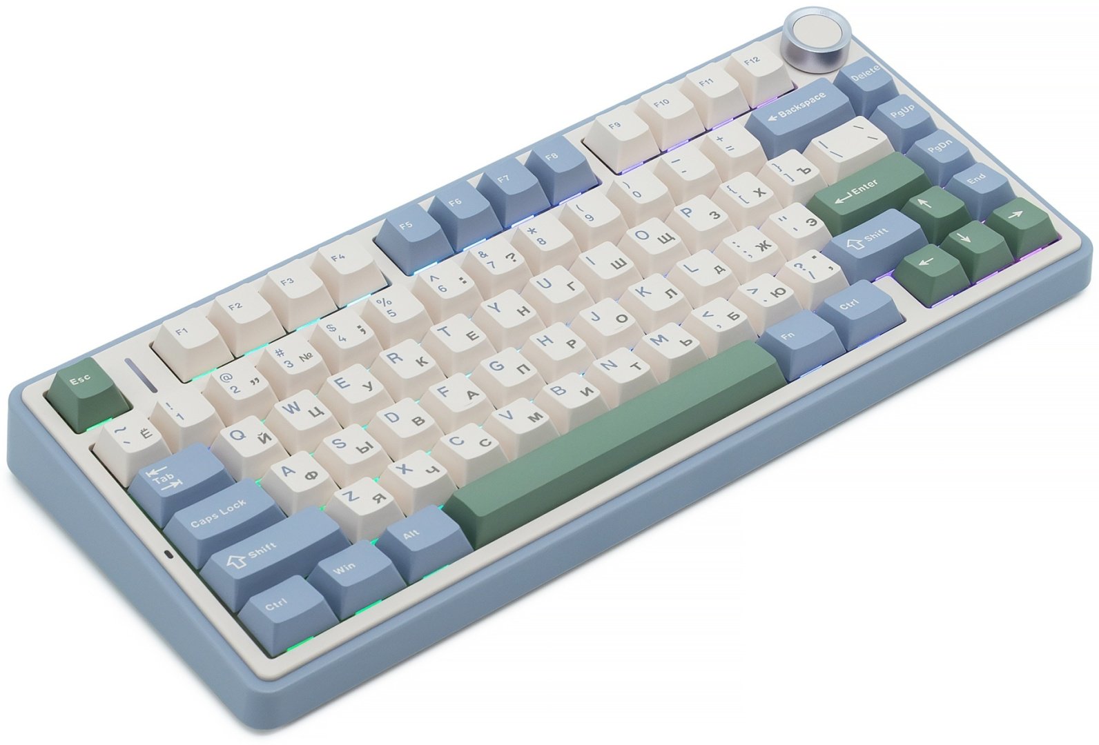 Клавиатура AULA F75 Ru-En Leobog Reaper Switch Purple фиолетовый купить,NaN