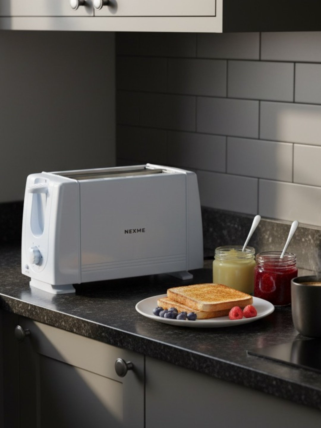 Тостер NEXME QLT-118A белый купить,4790