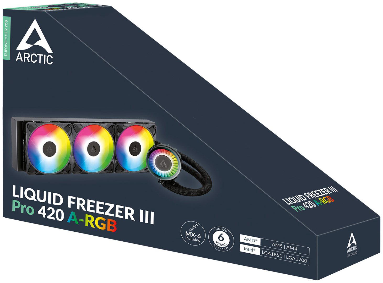 Arctic Liquid Freezer III Pro 420 A-RGB ACFRE00185A черный - ForteMarket Arctic Liquid Freezer III Pro 420 A-RGB ACFRE00185A черный купить,84690