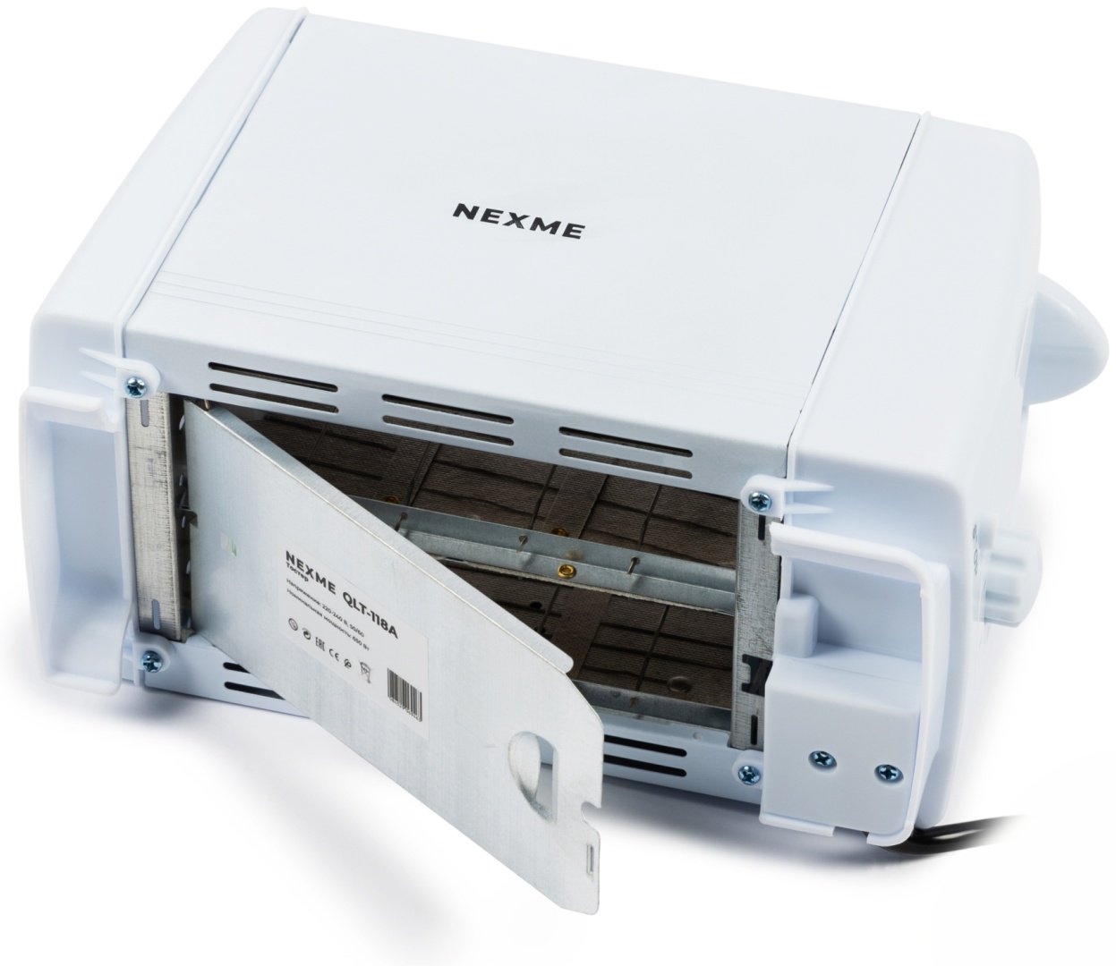 Тостер NEXME QLT-118A белый купить,4790