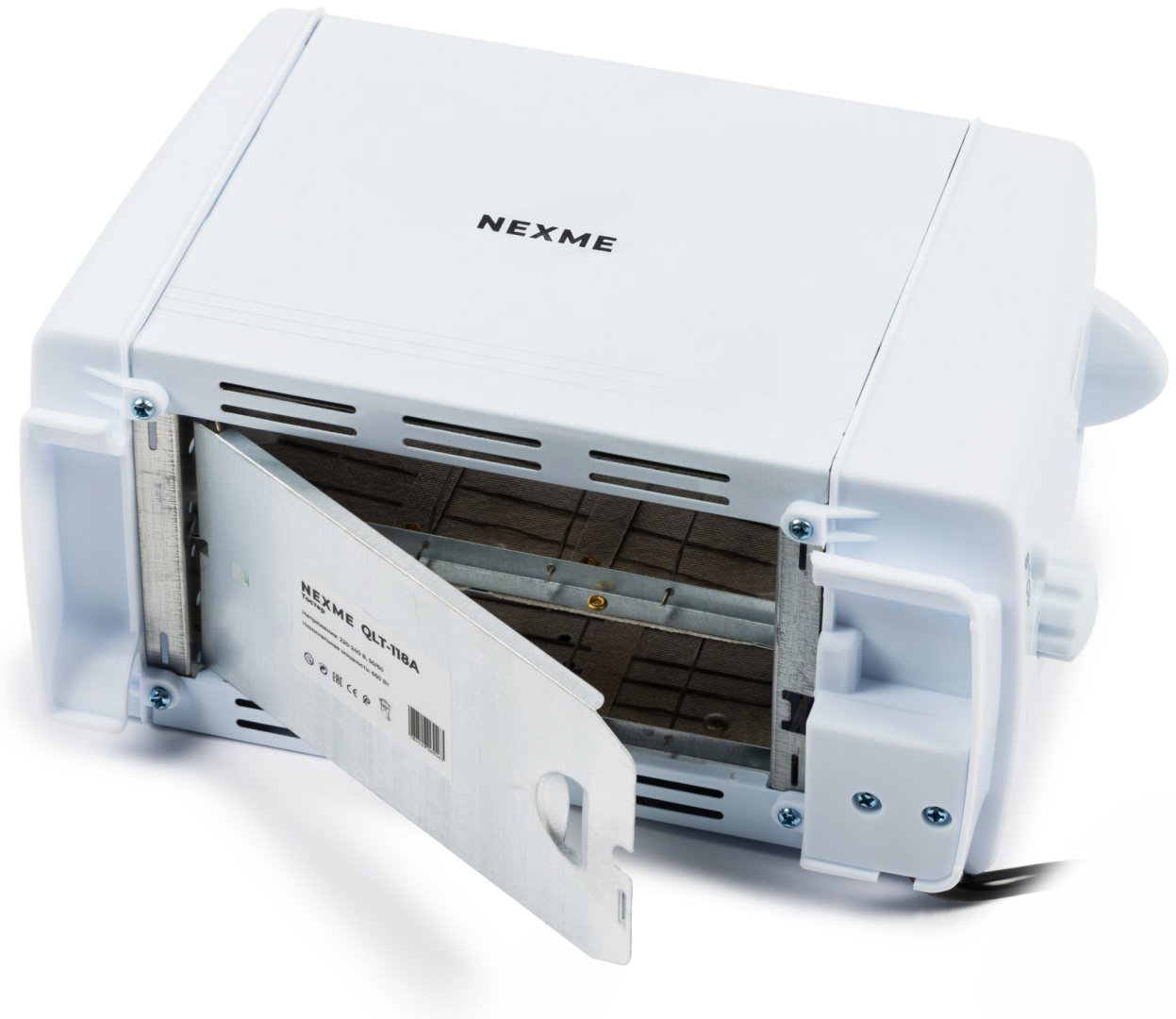 Тостер NEXME QLT-118A белый купить,4790