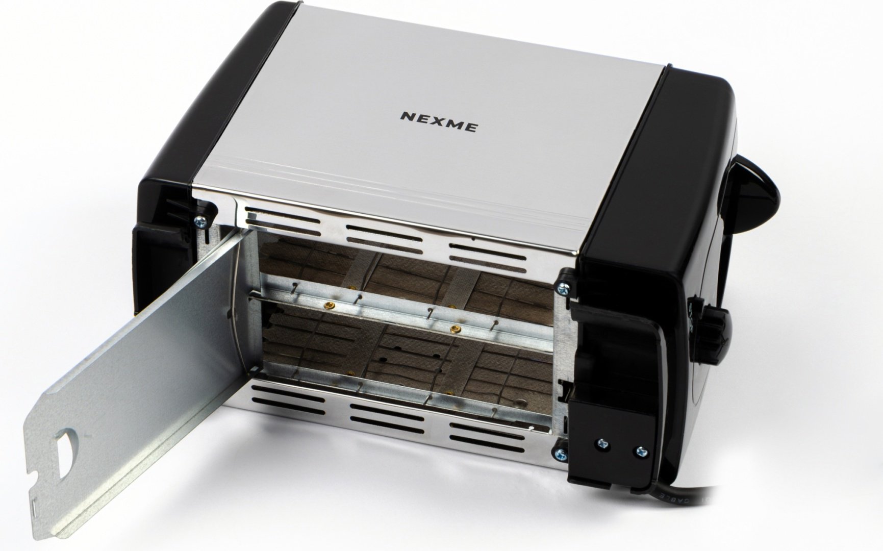 Тостер NEXME QLT-228B стальной купить,4990