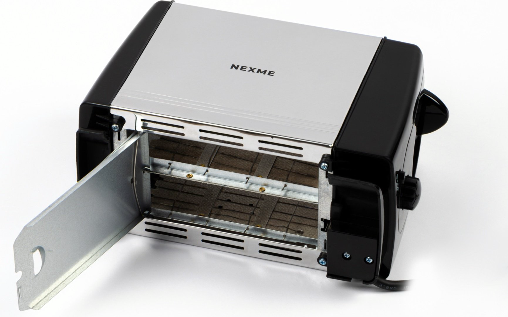 Тостер NEXME QLT-228B стальной купить,4990