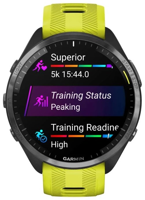 Смарт-часы Garmin Forerunner 965 черный-желтый