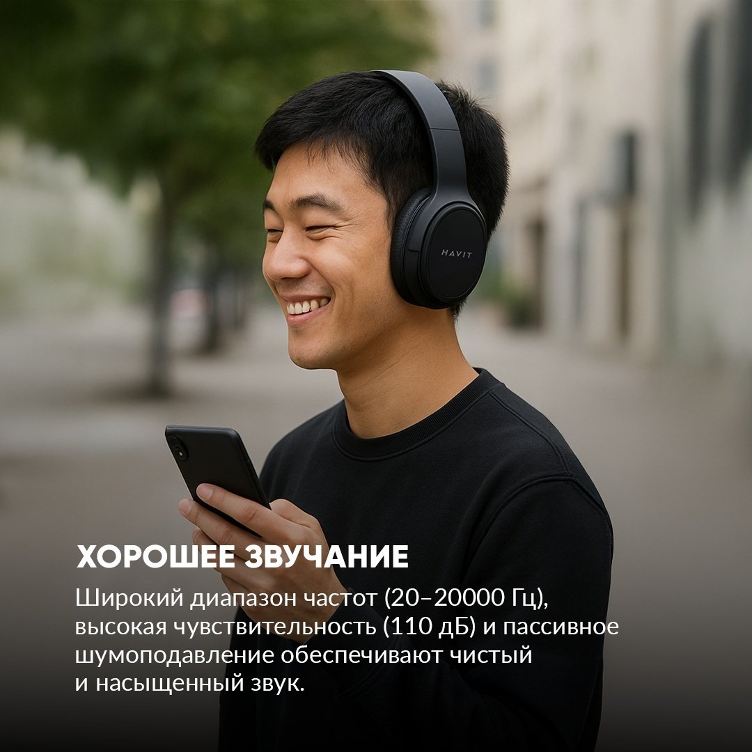 Наушники Havit H2590BT PRO черный