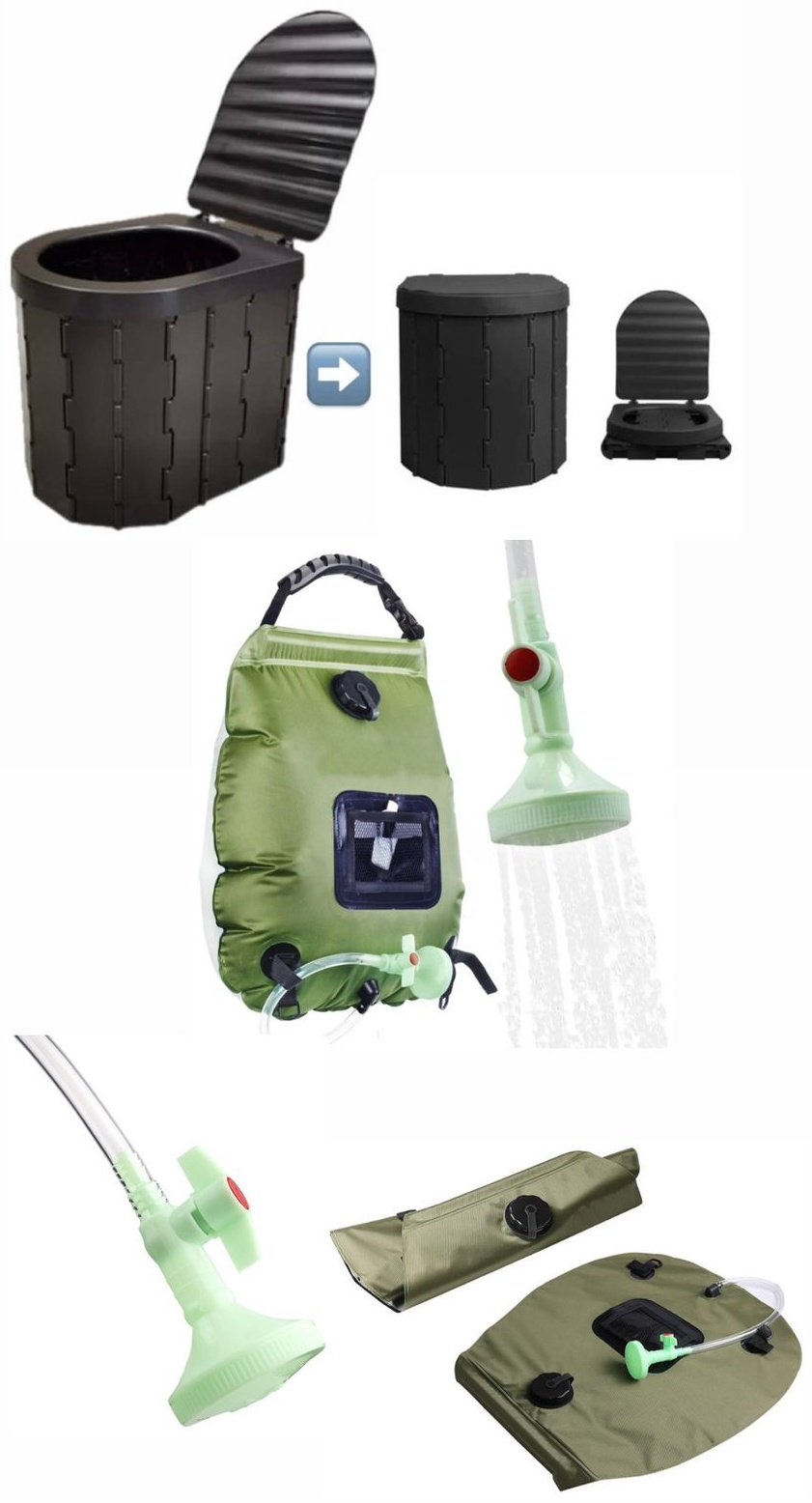 Душ+складной туалет Q TRAVEL QT8990