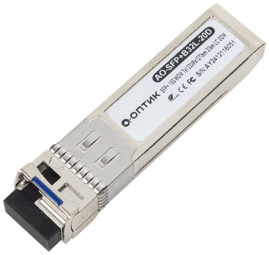 Трансивер А-Оптик AO-SFP+B32L-20D