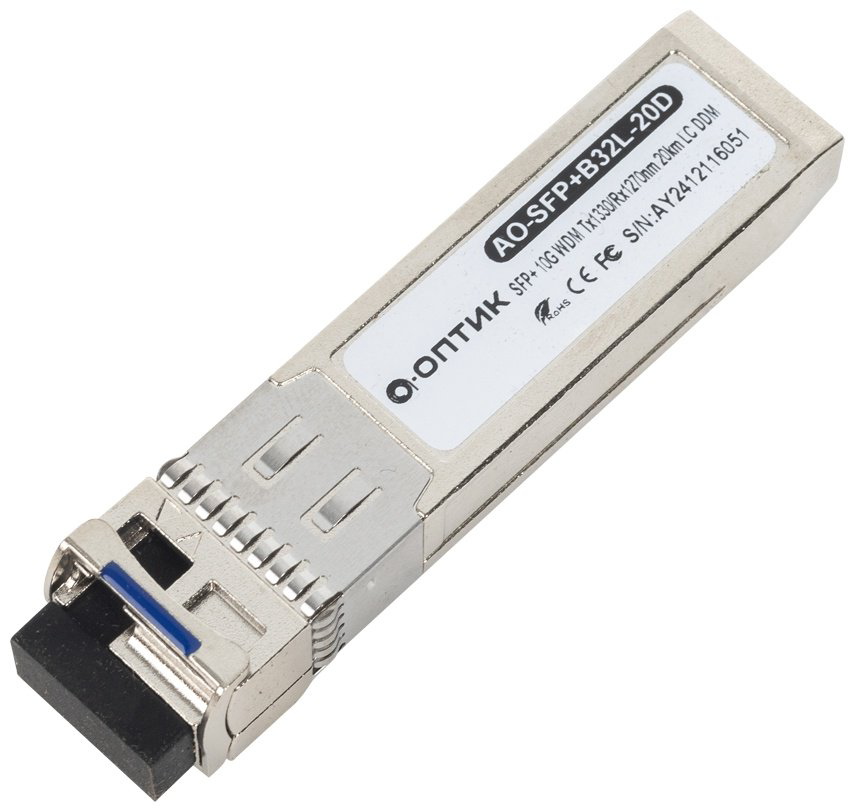 Трансивер А-Оптик AO-SFP+B32L-20D