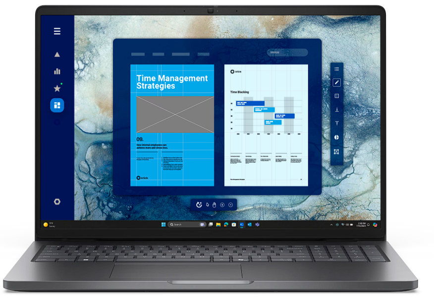 Ноутбук DELL Pro 16 PC16250 210-BPBF_BTO010_PC16250 16" Dark Gray  купить,NaN