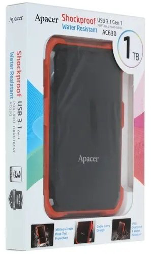 Внешний накопитель Apacer APAC630T-1 1000 ГБ купить,NaN