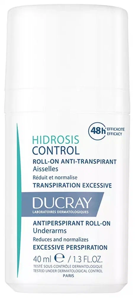 Дезодорант-антиперспирант Ducray Hidrosis Control ролик 40мл купить,0