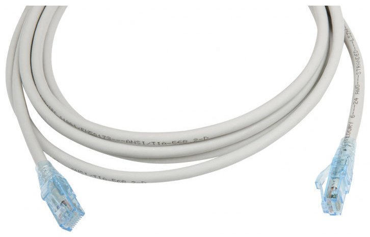 Кабель Hyperline RJ-45 - RJ-45 3 м PC-LPM-UTP-RJ45-RJ45-C6-3M-LSZH-GY купить,NaN