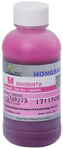Чернила пигментные Hongsam DCTec 200мл Magenta  