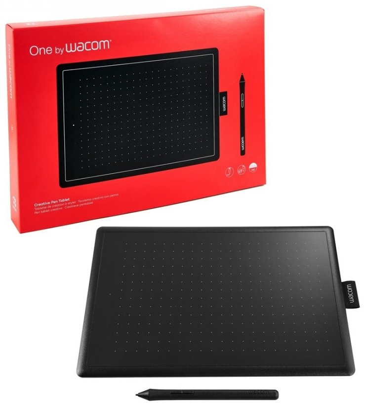 Графический планшет Wacom One Medium черный