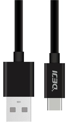 Кабель Deji USB TypeC (M), 1.5 м, Кабель Deji DJ C07/150см/27W USB-C Lightning, Черный черный