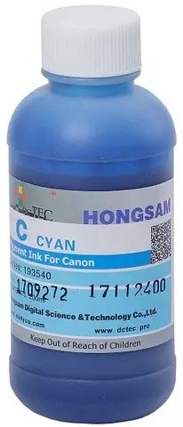 Чернила пигментные Hongsam DCTec 200мл Cyan 