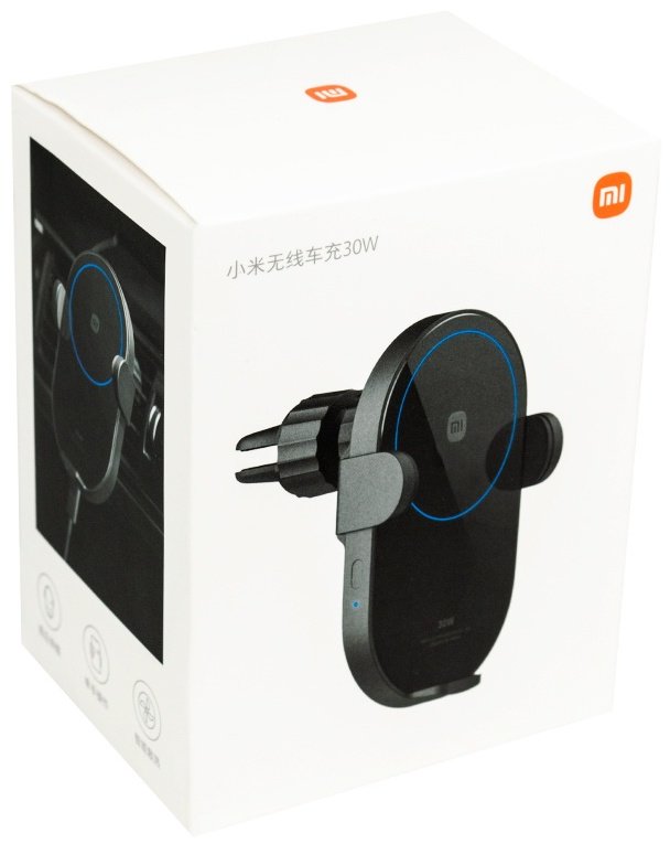 Зарядное устройство Xiaomi MI Wireless Car Charger 30W W03ZM черный