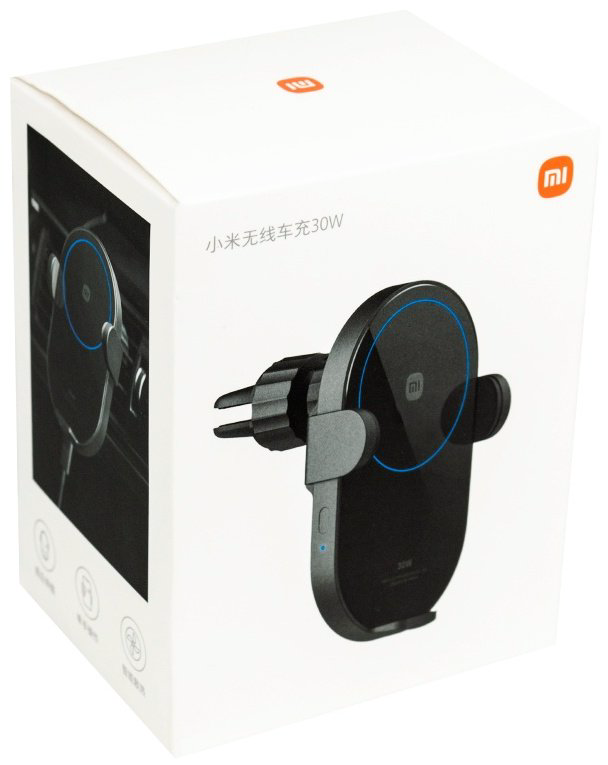 Зарядное устройство Xiaomi MI Wireless Car Charger 30W W03ZM черный купить,NaN