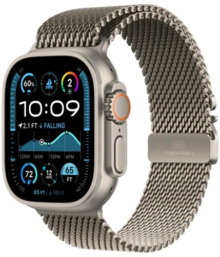Смарт-часы Apple Watch Ultra 2 2024 49mm GPS + Cellular Natural Titanium Case MX4M3 with Milanese Loop S
