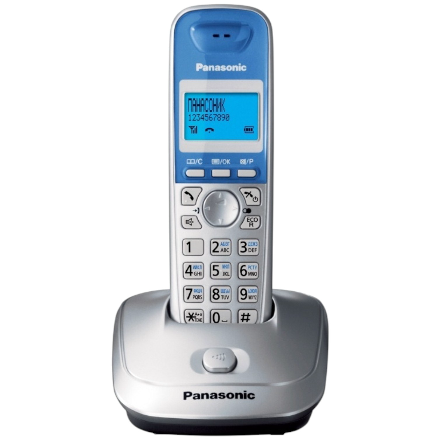 Радиотелефон Dect Panasonic KX-TG2512 RUS Silver купить,44090