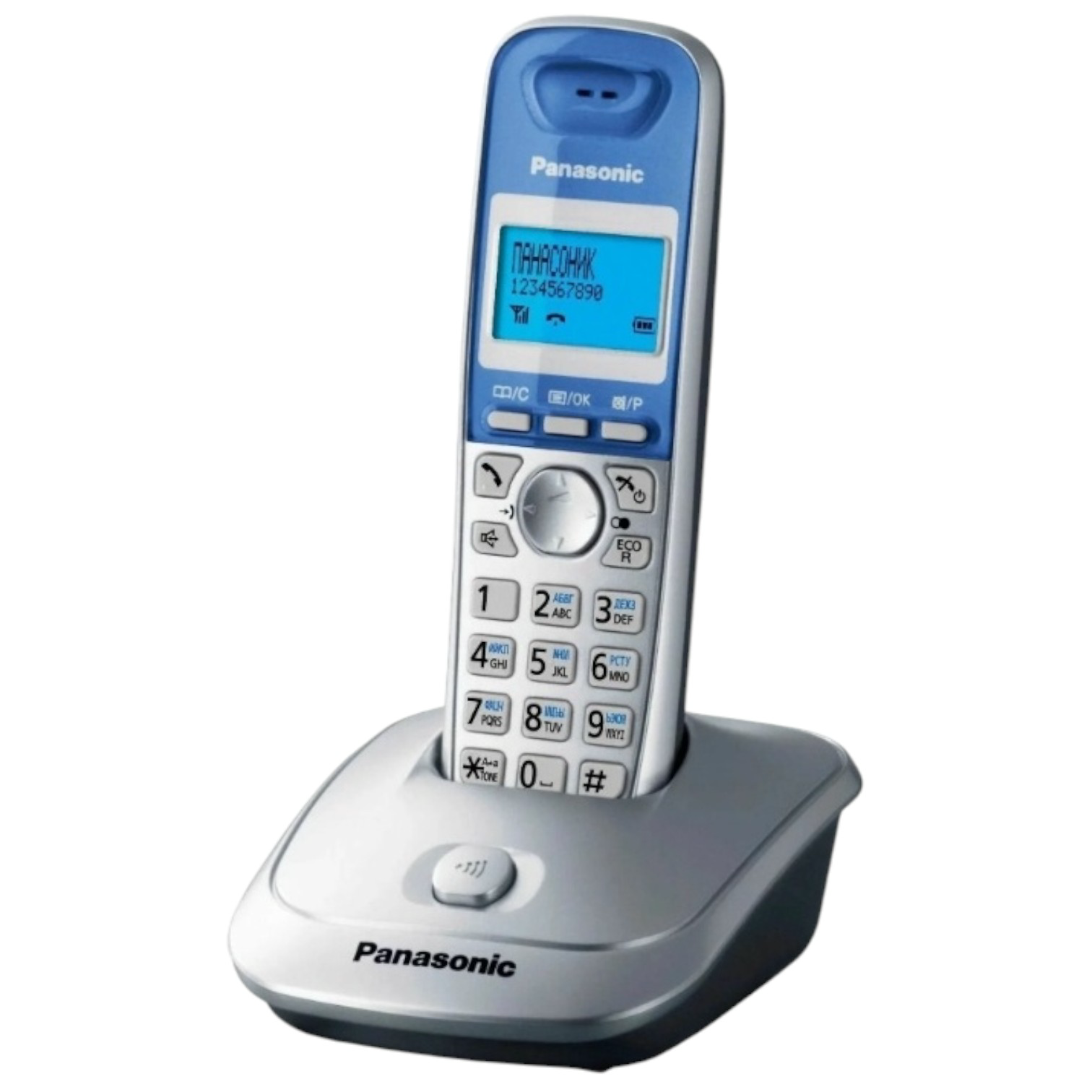 Радиотелефон Dect Panasonic KX-TG2512 RUS Silver купить,44090