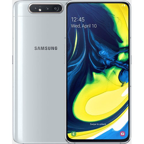 Смартфон Samsung Galaxy A80 128Gb Ghost White купить,NaN