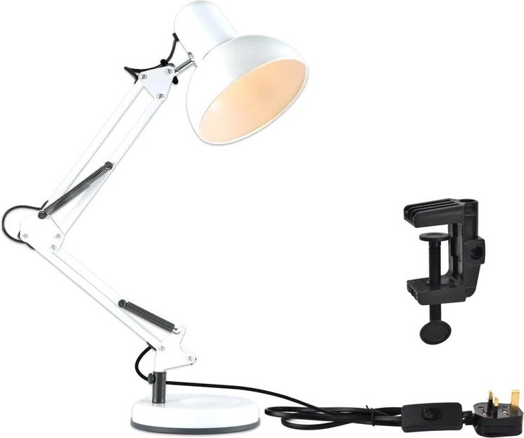 Настольная лампа Teksan AKB/0331 E27, 60 Вт, металл