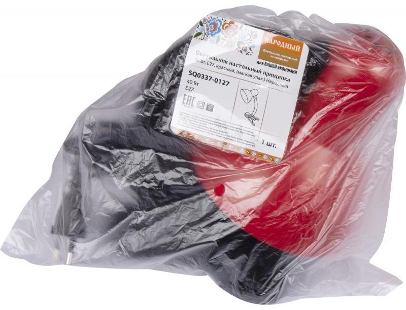 Настольная лампа TDM ELECTRIC SQ0337-0127 E27, 40 Вт, пластик купить,NaN