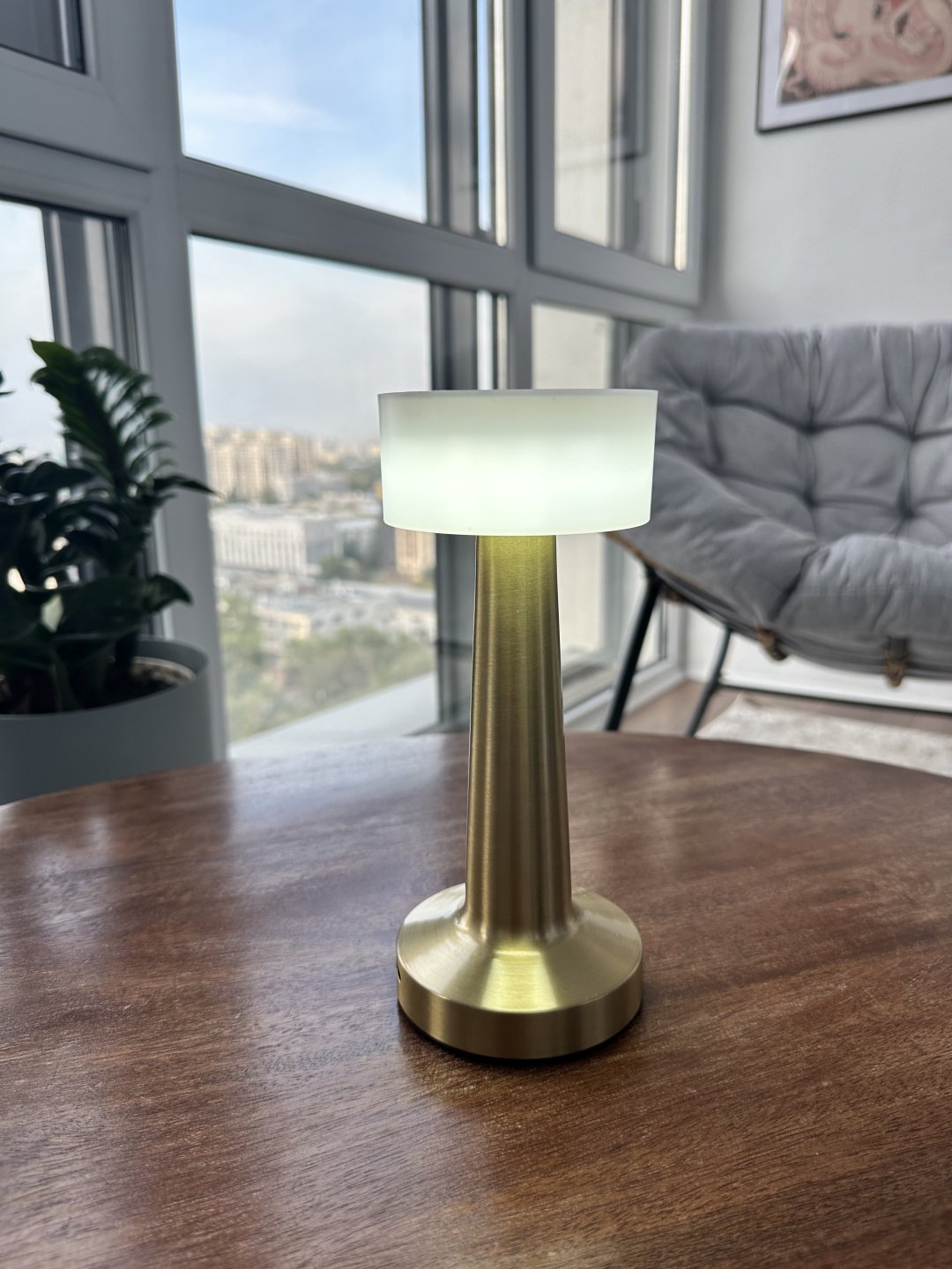 Настольная лампа DR201433 без цоколя, 36 Вт, металл