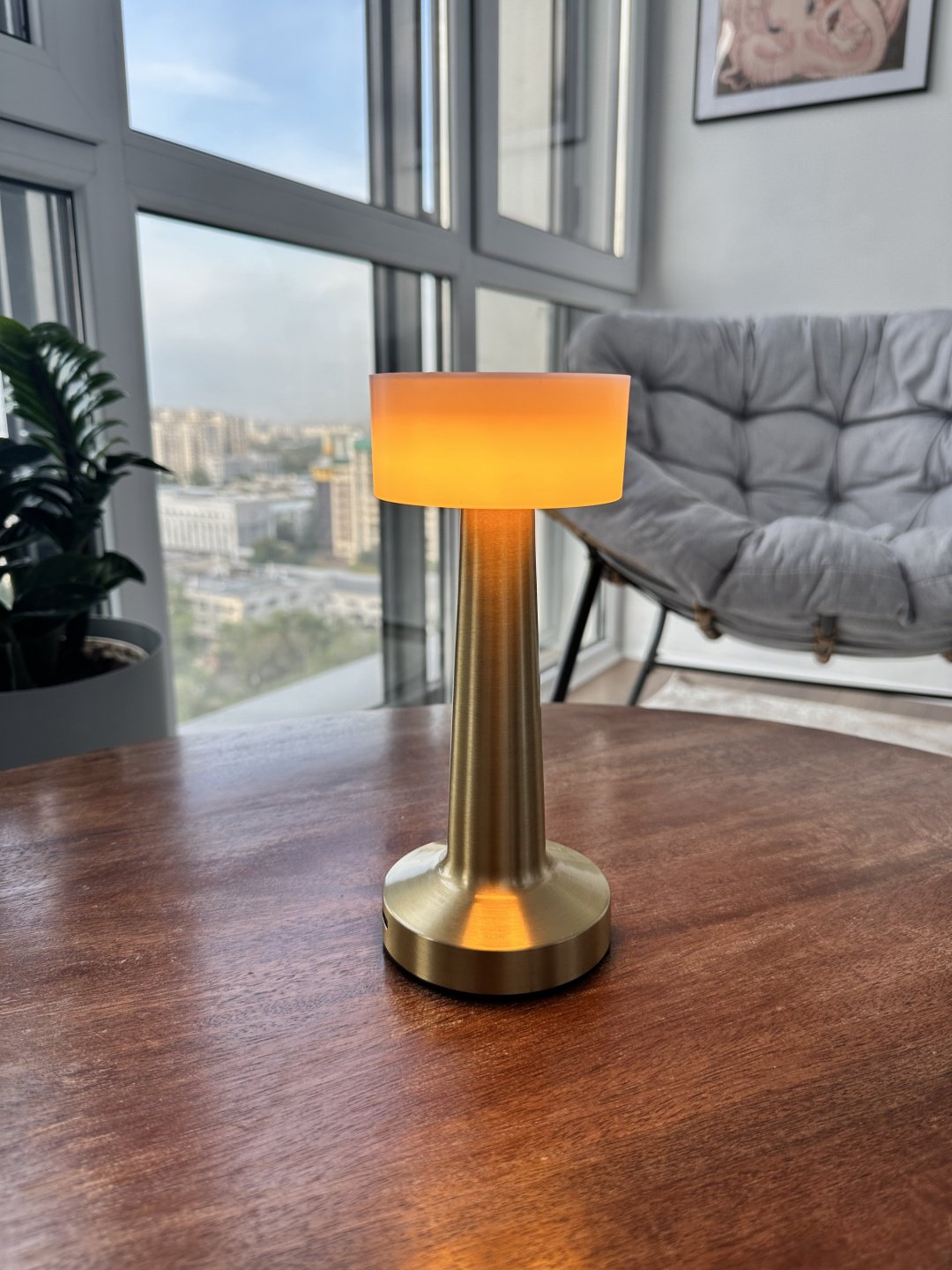 Настольная лампа DR201433 без цоколя, 36 Вт, металл