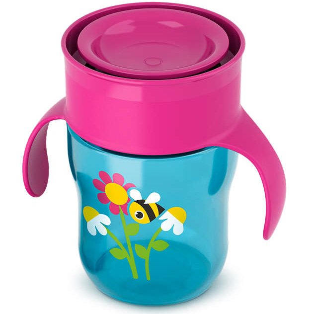 Чашка Avent scf782/17 розовая купить,NaN